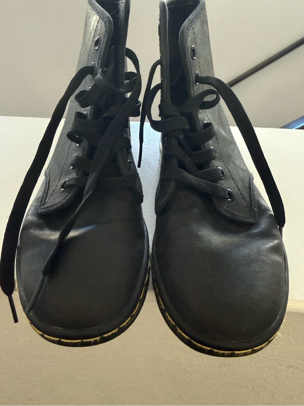 Dr. Martens Black High-Top Lace-Up Boots